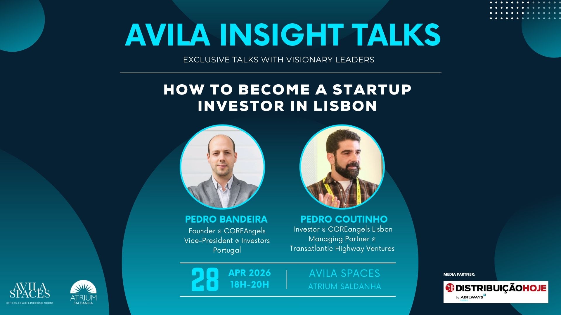 How to become a Startup Investor in Lisbon | Avila Insight Talks