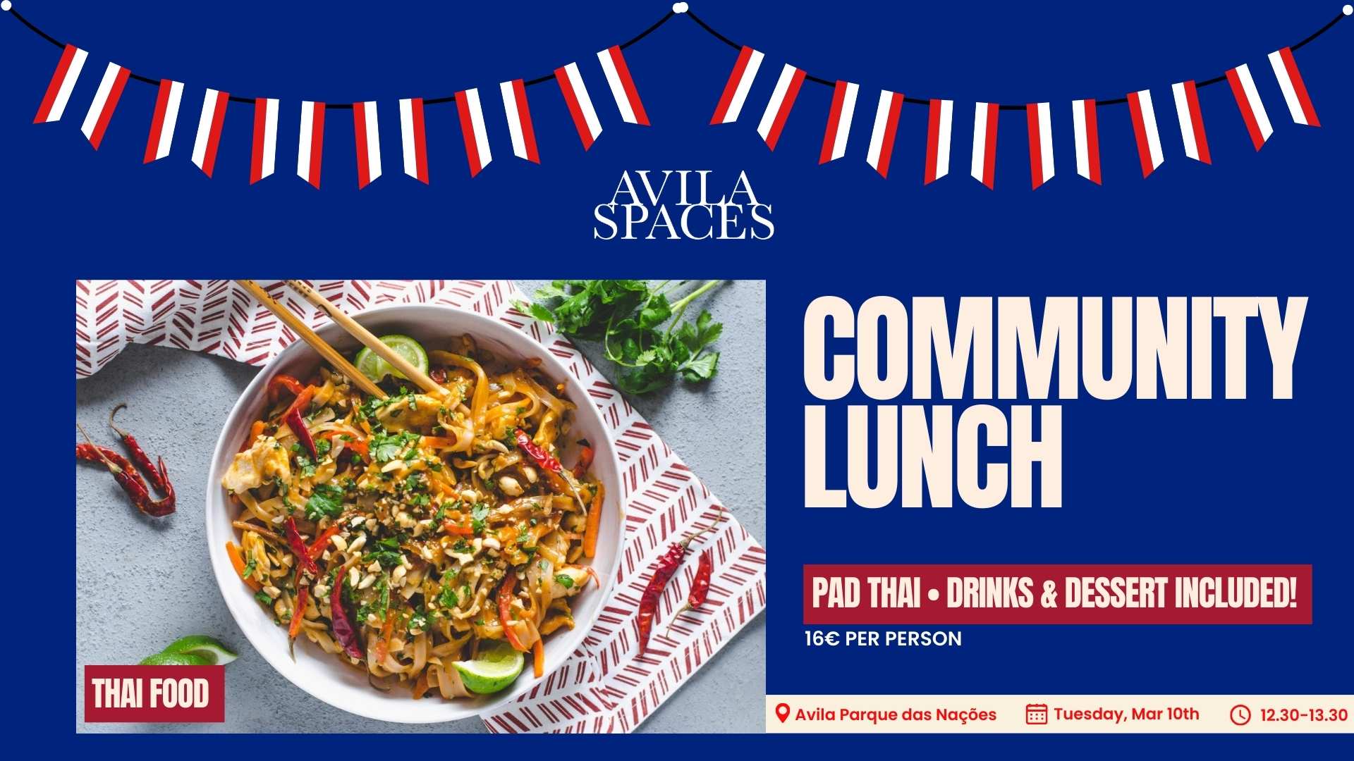 Community Lunch - Thai Food