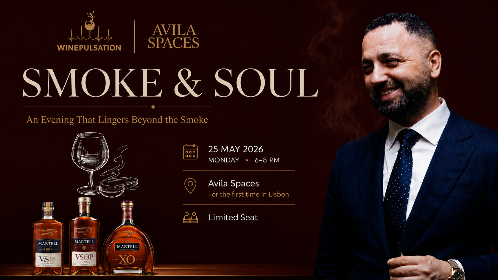 Smoke & Soul: A Cognac & Cigar Evening in Lisbon