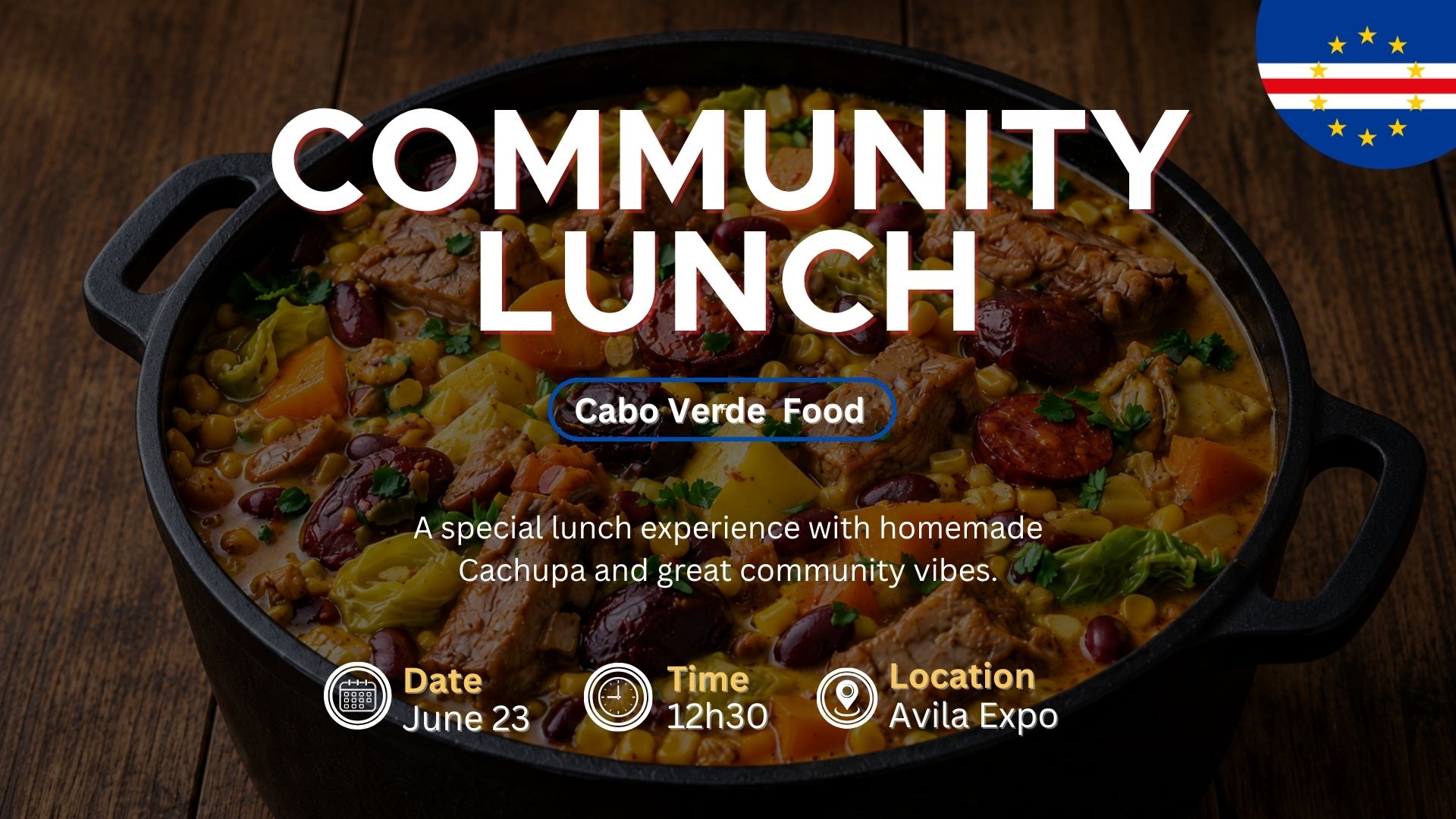 Community Lunch - Cabo Verde Food